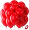 Red Balloons Latex Party Balloons - 100 Pack 12 inch Round Helium Red Balloons
